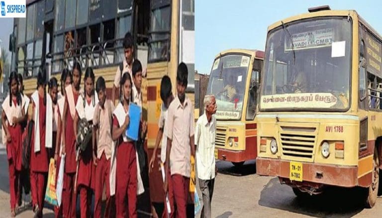 இம்மாத இறுதிக்குள் மாணவர்களுக்கு இலவச பஸ்பாஸ் - தமிழ்நாடு போக்குவரத்து துறை அறிவிப்பு !